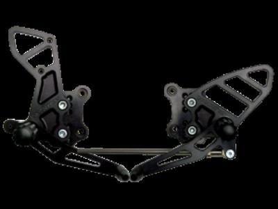 Vortex Adjustable Rear Set Black RS503K