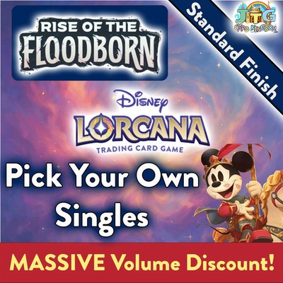 Up to 35% off! Lorcana - Rise of the Floodborn: Non-Foil Singles