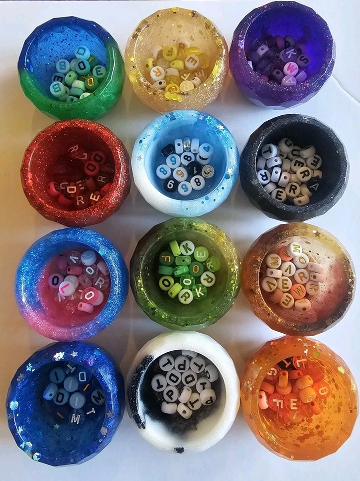 Taylor Swift Inspired Handmade Small Resin Bowls.Set of 12! Bead/Jewelry Holder - Image 3 of 4