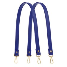 23" Leather Purse Strap Replacement Gold Buckle for Handbag 2 Pack, Dark Blue 