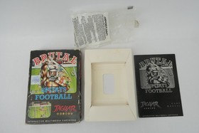 Atari Jaguar Brutal Sports Football CIB Complete w/ Manual & Tray Boxed