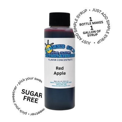 APPLE MIX SNOW CONE/SHAVED ICE FLAVOR CONCENTRATE MAKES 1 GALLON