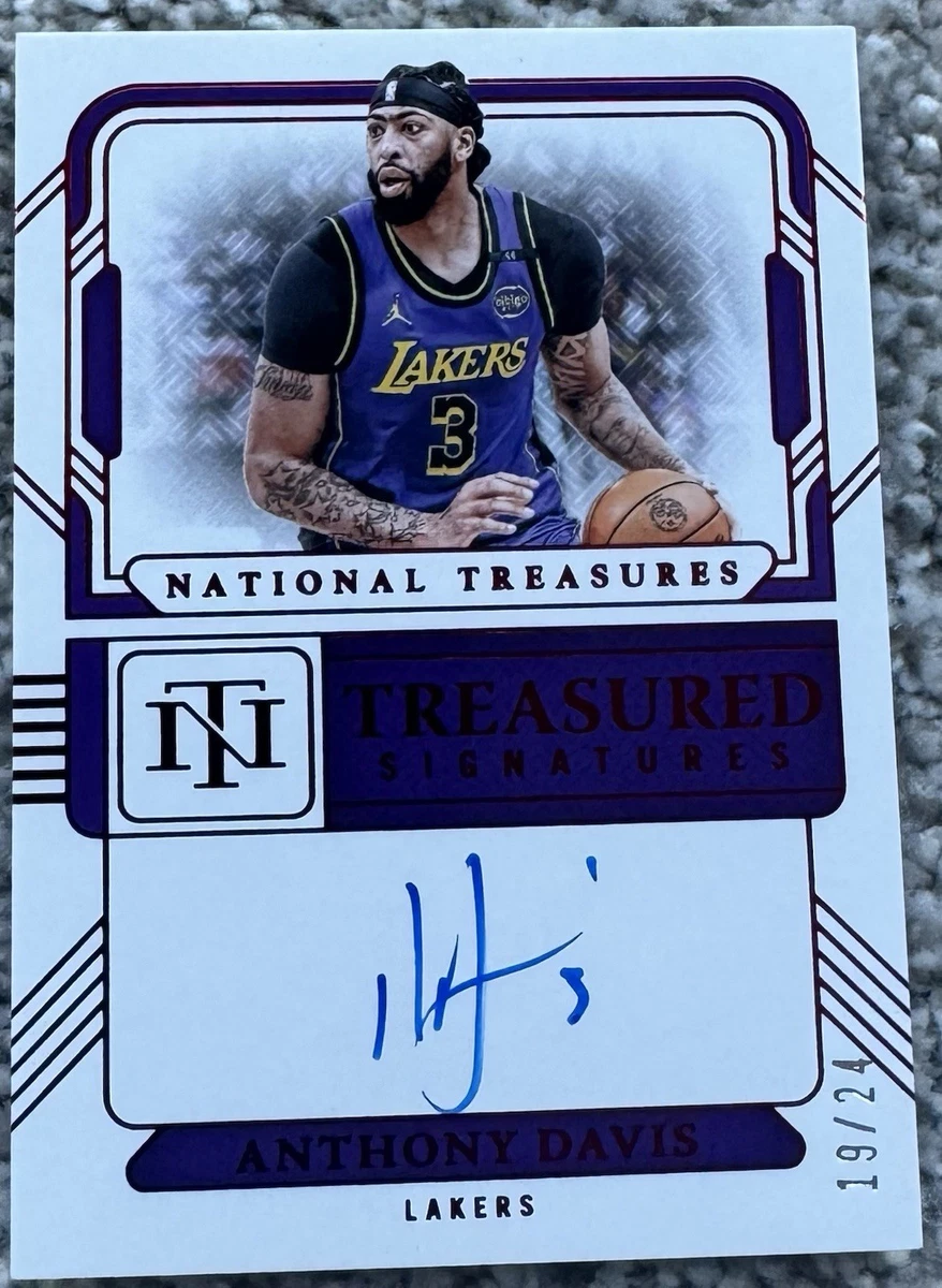Anthony Davis Autographed Basketball Sports Trading Cards