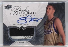 2007-08 Upper Deck Exquisite Collection /225 Spencer Hawes #76 Rookie Auto RC