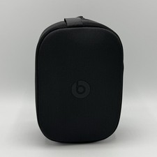 Beats Canvas Travel Carrying Case Pouch Black Soft Shell Headphone Case