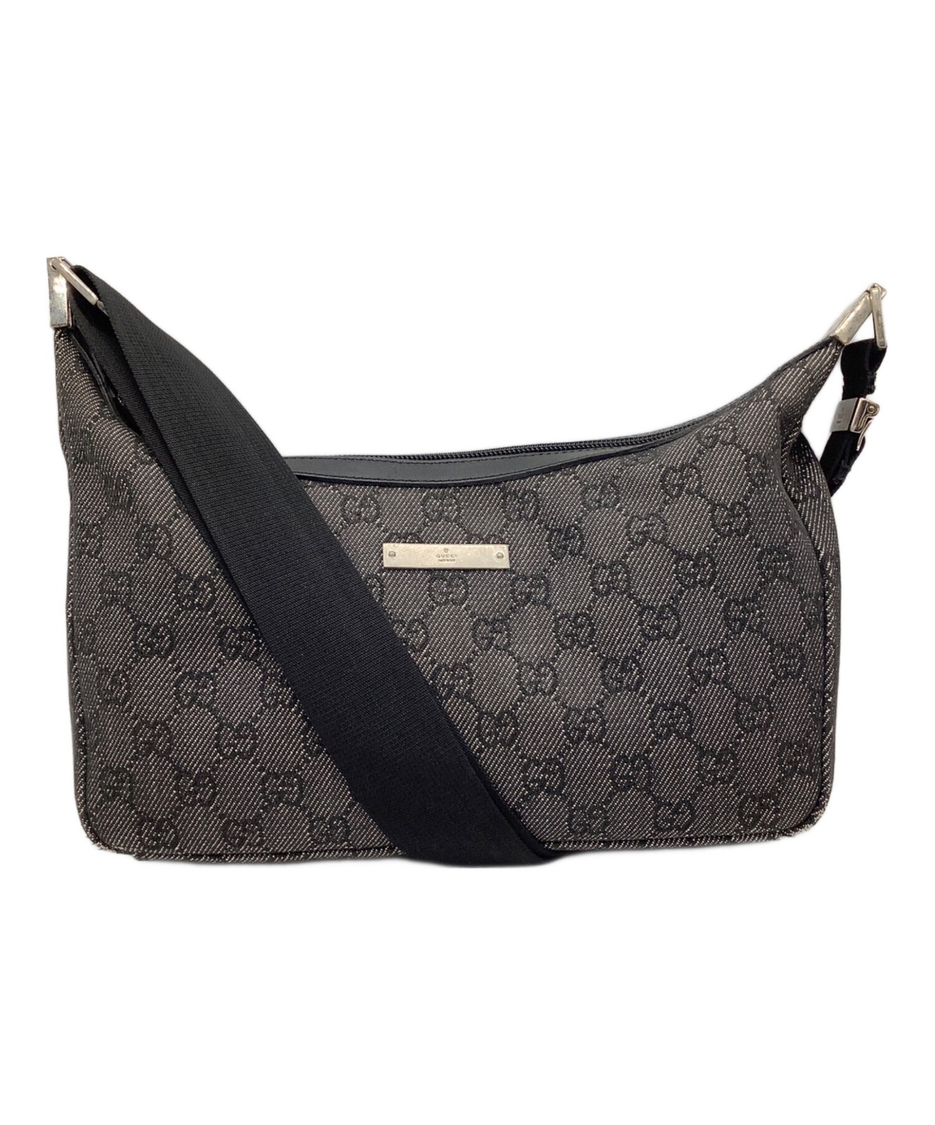 GUCCI GG monogram shoulder bag in grey