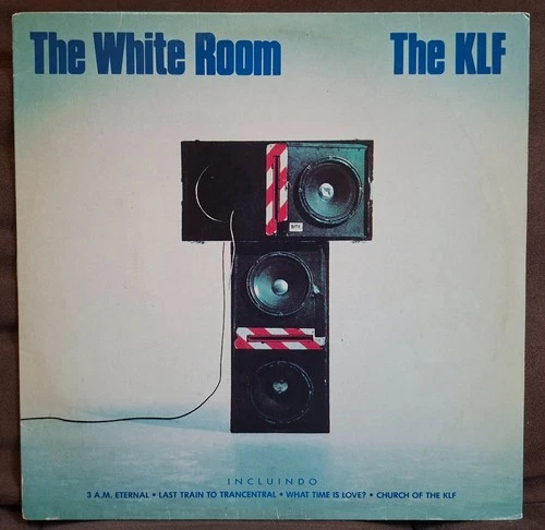 THE KLF LP WHITE ROOM Orig. 91' ELECTRONIC HOUSE VG+ JIMMY CAUTY BILL DRUMMOND