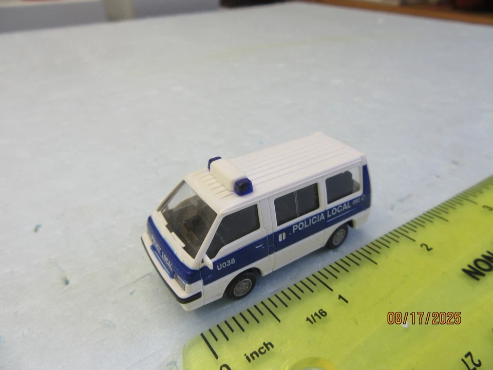 Autobús HO Rietze 50208 MMC L300 "POLICÍA LOCAL" Raro - Nuevo en caja Foto 2 de 4