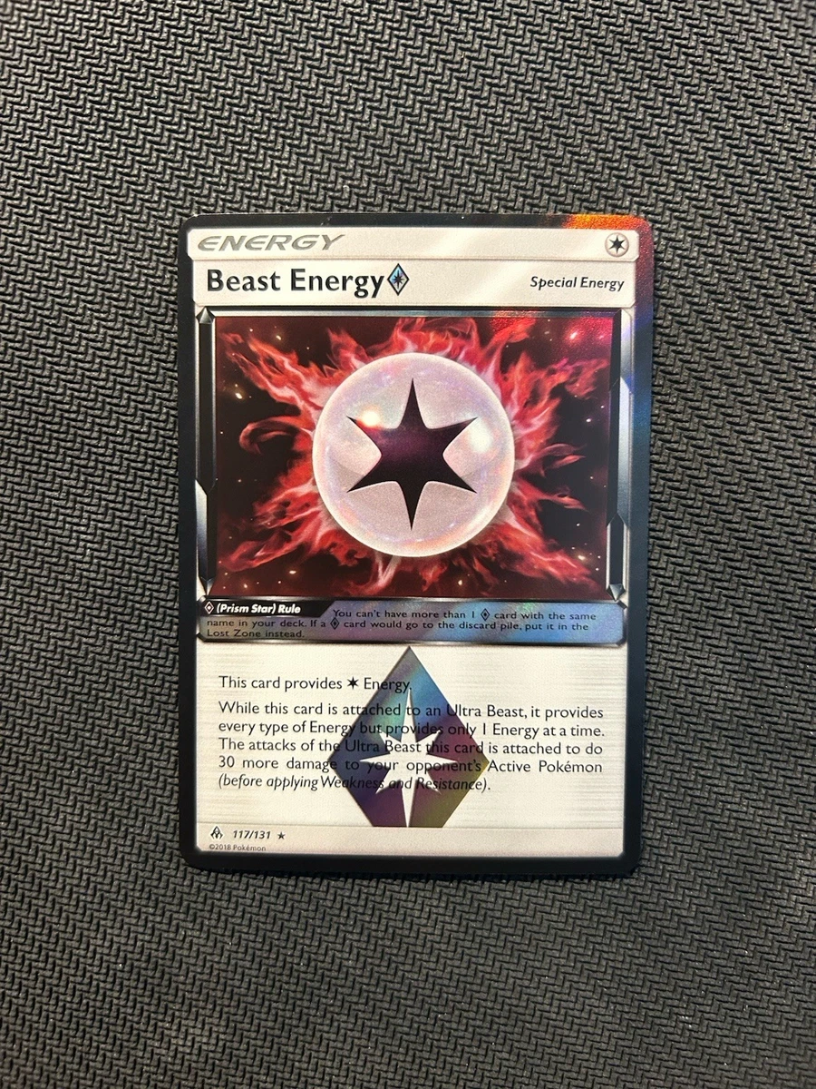 beast energy pokemon card Phantasmal Flames Ceruledge #020/94 – Special Energy / / Card Text Beast Energy Prism Star -