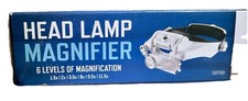 Head Lamp MAGNIFIER JEWELERS Magnifying Visor LED Light 1.5x 2x 3.5x 8x 9.5x 11x