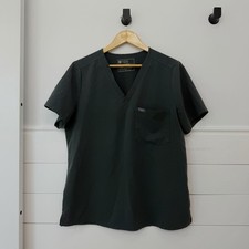 Women  s FIGS Technical Collection Scrubs Top V Neck Size Large L