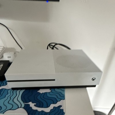 Microsoft Xbox One S 1TB White Console w/ White Controller 4K Wi-Fi HDMI
