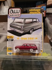 Auto World Ultra Red CHASE Vintage Muscle Release 7 Version B 1963 Chevy II Nova