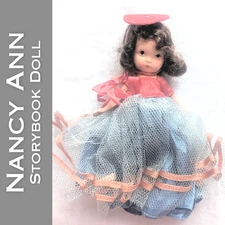 Nancy Ann Storybook Doll See Saw Marjory Daw #177 Original Box & Leaflet 1936-47