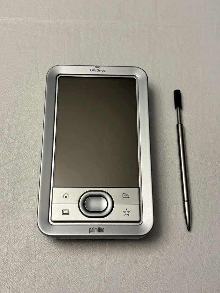 Palm One Lifedrive PDA Mobile com Estojo e Caneta Stylus - Sem Cabo de Alimentação - NÃO TESTADO!! - Imagem 2 de 4