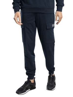 EA7 Herren Core Identity Cargo-Jogginghose, Blau