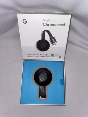 Google Chromecast 2nd Gen HDMI Streaming Media Player Black Open Box