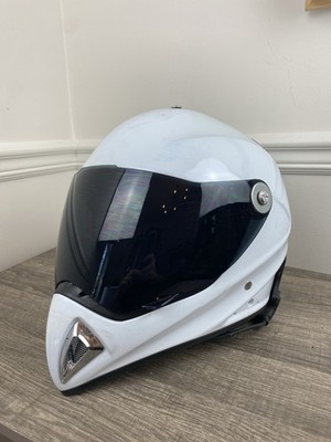Kylin K27V White Aerodynamic Motorcycle Helmet Medium Size