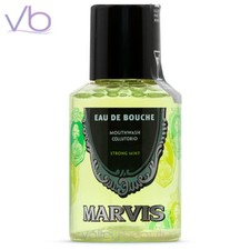 MARVIS Eau De Bouche Strong Mint Mouthwash  Peppermint Purifying Oral Rinse Set