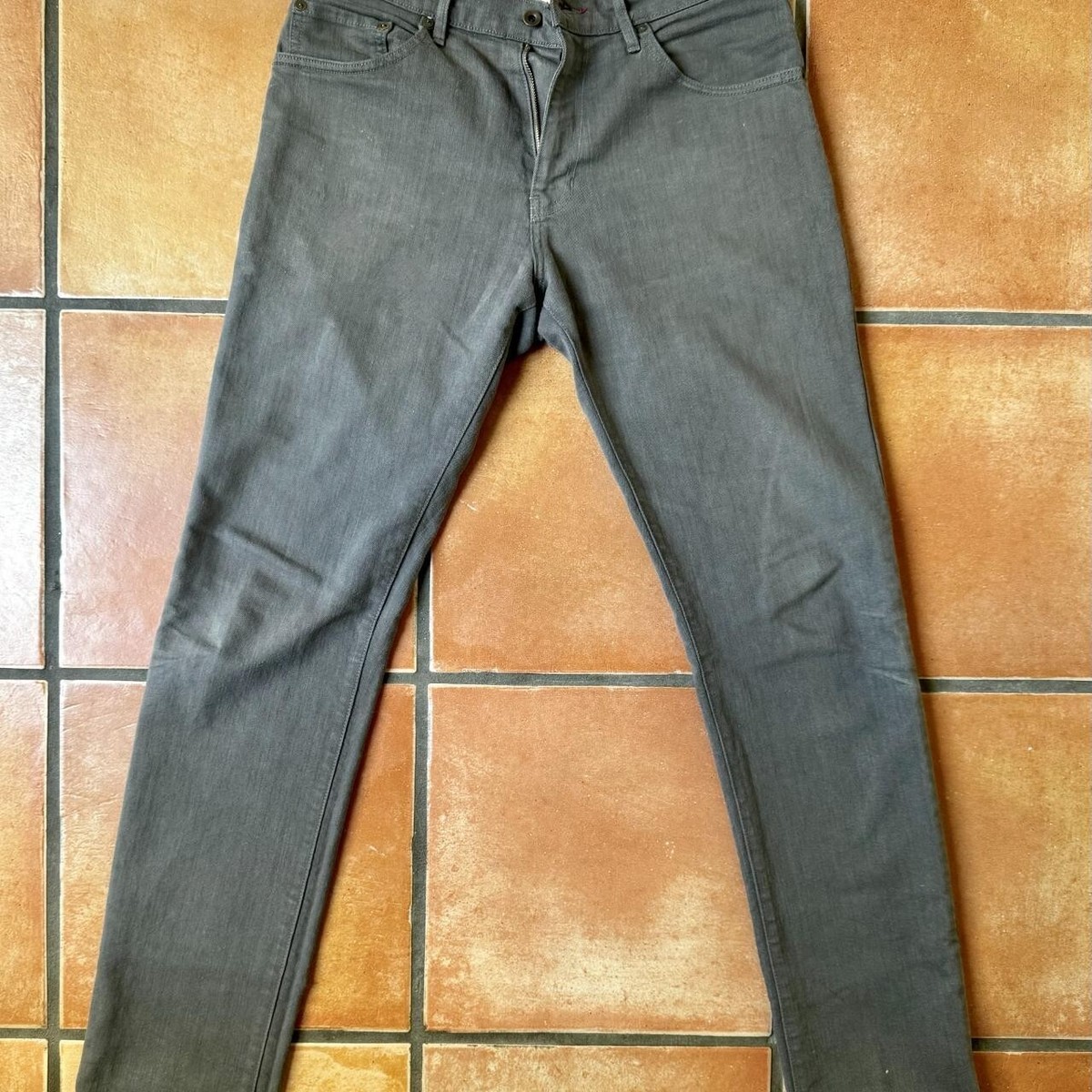 Raleigh Denim Workshop Alexander Stretch Jeans Gray Men