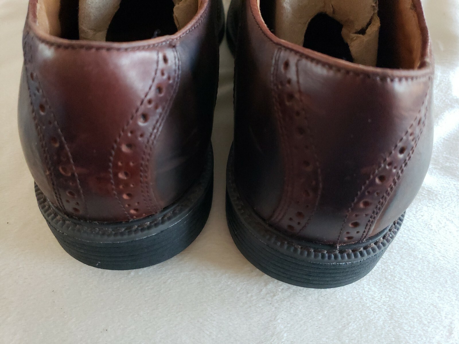 SAOLA Scarpe Oxford Johnston & Murphy XC4 impermeabili marroni taglia 9 M uomo sella stringate