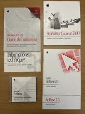 Manuels & CD d’installation Apple Macintosh Performa 6200 & StyleWriter 2400