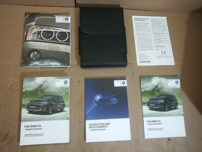 2017 BMW F15 X5 sDrive35i xDrive 35d 35i 50i Owners Manuals Owner Books Case 17