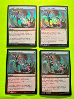 MTG Lost Caverns of Ixalan - Huatli's Final Strike - X4 FOILS | eBay