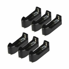 6pcs Smart Battery Charger For Rechargeable Cell 18650 16340 14500 AA AAA 26650