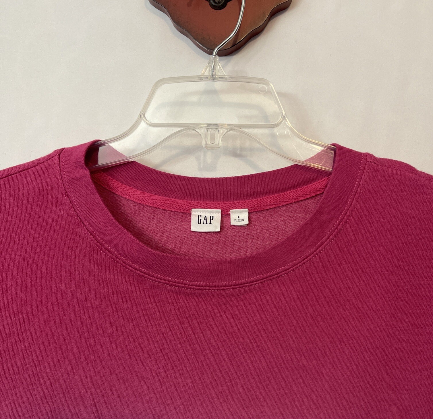 Gap Womens Large Pink Ombré Pullover Oversized Co… - image 4