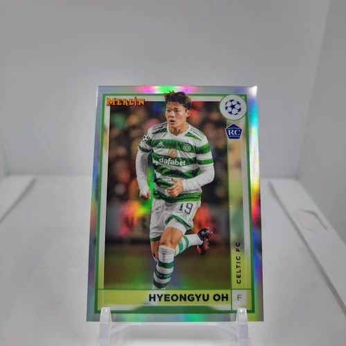 2022-23 Topps Merlin UEFA Hyeongyu Oh Celtic Rookie Card Refractor