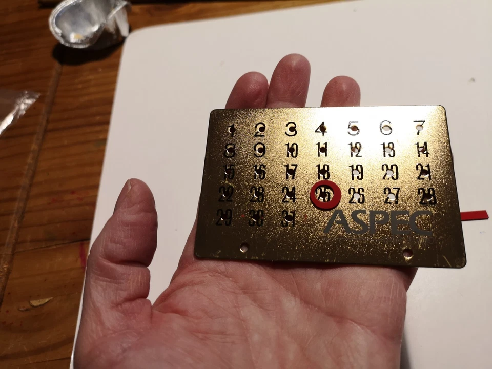 Metal Magnet Calendar Aspec Car Audio - Image 4 of 4