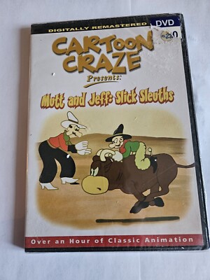 Cartoon Craze Presents Mutt and Jeff: Slick Sleuths NEW SEALED DVD