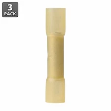 Ancor 309203 12-10 AWG Heat Shrink Butt Connectors - 3 Pack