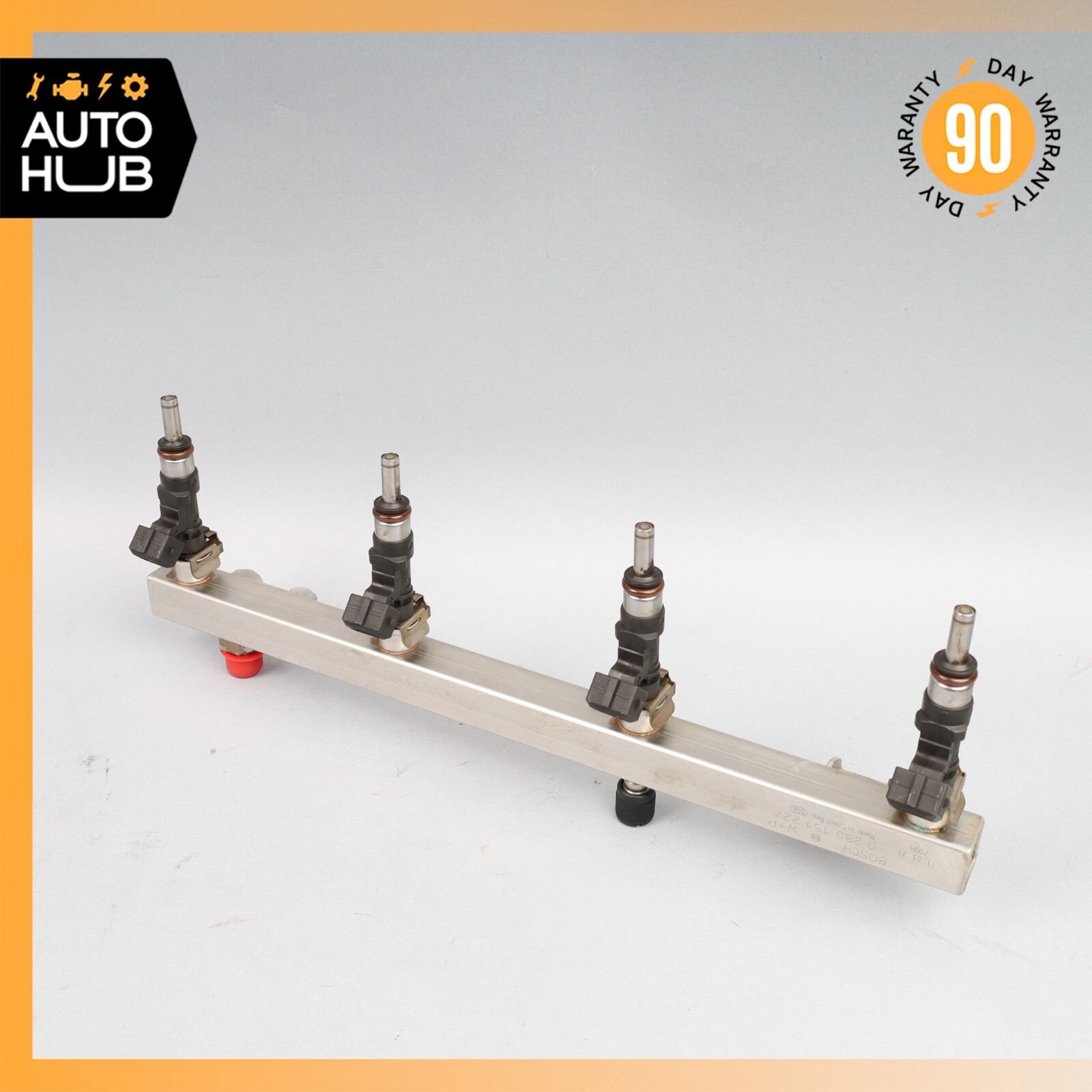 Maserati GranTurismo M145 Fuel Injection Rail Line w/ Injectors Right Side OEM