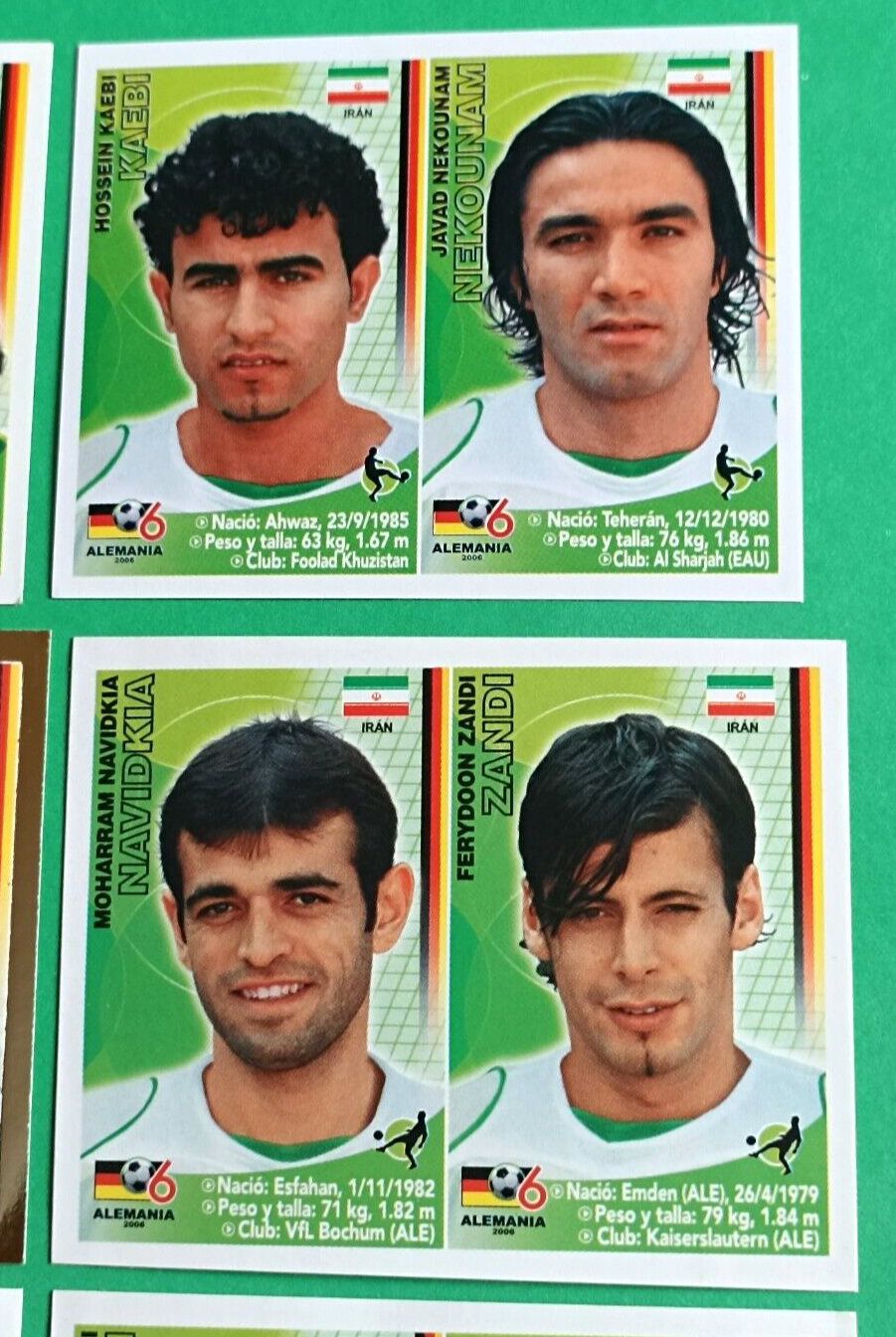 2006 Navarrete Germany World Cup FIFA VARIANT - E15 IRAN SOCCER TEAM Full