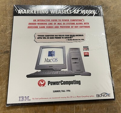 コンピュータ・IT Computer Graphics Proceedings 1996 POWER COMPUTING PowerTowerPro 225MHz Marketing CD SUMMER/FALL 1996
