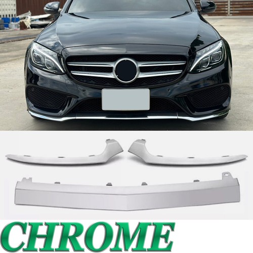 Front Bumper Spoiler Lip For Mercedes-Benz CLS W218 CLS550 2015-2018 - View #10