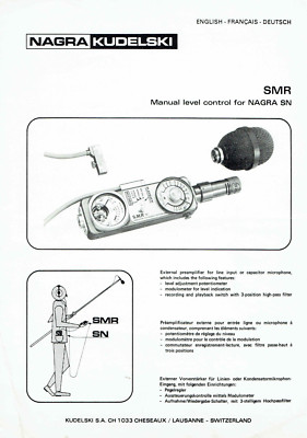 1 x Nagra S.M.R. Manual level control for Nagra SN _ ENG _ FR _ DE Beschreibung.