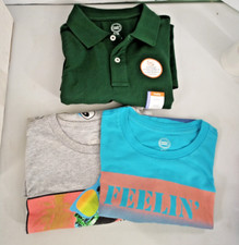 Wonder Nation Boys SS Graphic T-Shirts x 2   1 SS Polo Size XL/Husky 14-16