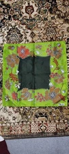 Paoli Scarf Floral Pattern 21x21 100% Polyester Made In Japan Vintage 