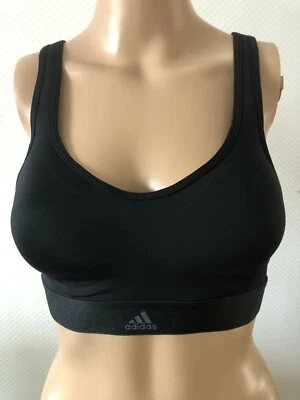✨️ adidas Womens Sport BH DM7200 STRNGR RACER Gr. S - L Neu schwarz - Bild 1 von 4