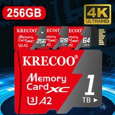 Micro SD Card 64GB - 1TB High Speed Class 10 TF Flash Memory Card Universal Lot