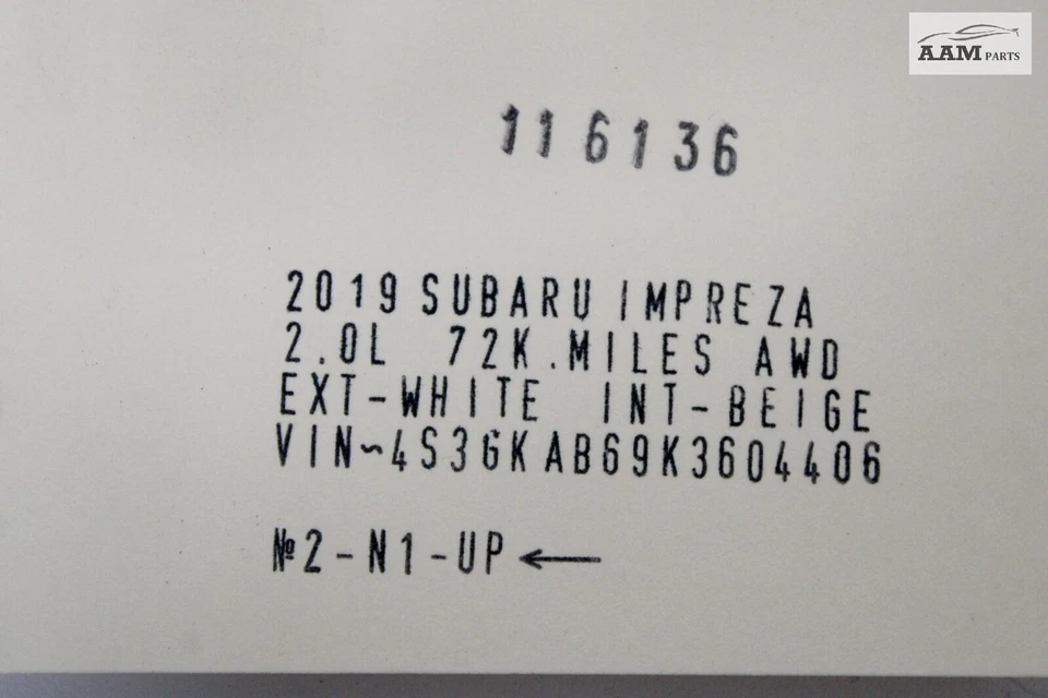 2017-2022 SUBARU IMPREZA BATERÍA SUJECIÓN CORREA ABRAZADERA SOPORTE OEM Foto 4 de 4