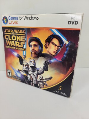 Star Wars: The Clone Wars: Republic Heroes PC, DVD (Brand New/Factory Sealed)