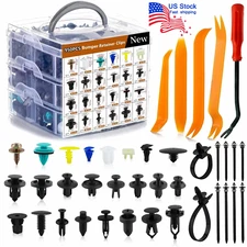 1000Pcs Car Retainer Clips Auto Fasteners Push Trim Clip Pin Rivet Bumper Kit US