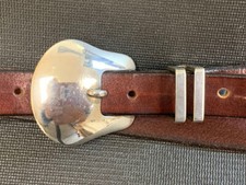 sterling silver ranger belt buckle set