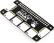 Pimoroni Touch PHAT Six Capacitive Touch Buttons with LEDs for Raspberry Pi