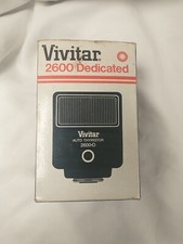 Vivitar 2600d Dedicated Auto Thyristor Camera Flash Gun Complete With Packaging