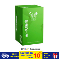 Premium ITSUKI KENKO HEALTH Detox Foot Pads Patch Herbal Cleansing Detox